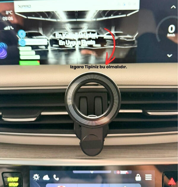 TFORCE T10X 2023 - 2024 Model Uyumlu - TFORCE Oynar Kafa Premium MagSafe Telefon Tutucu